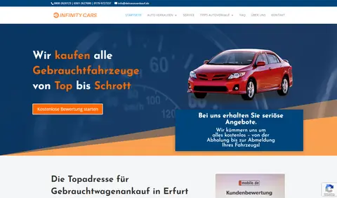 Website für Autoankauf