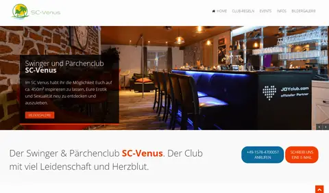 Website für Swingerclub